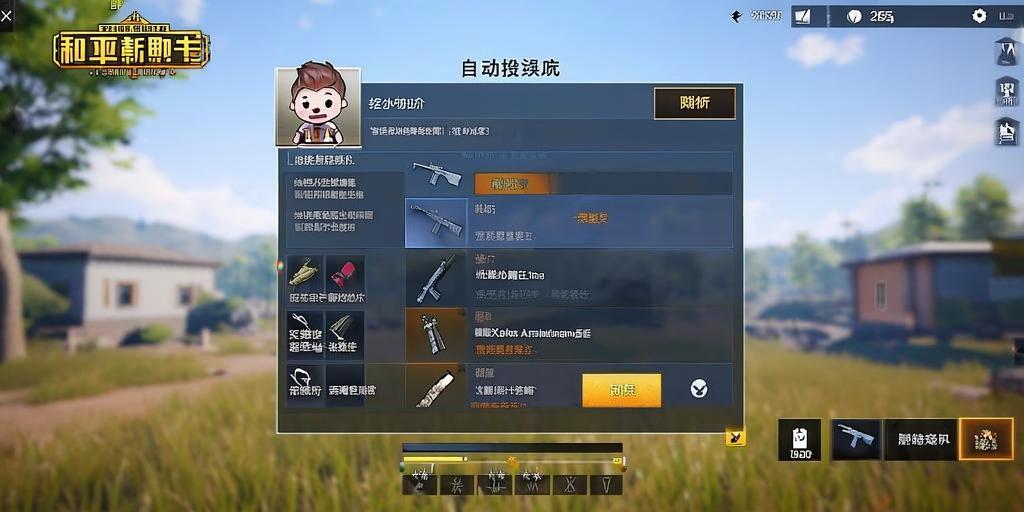 和平精英辅助得类型分为那些